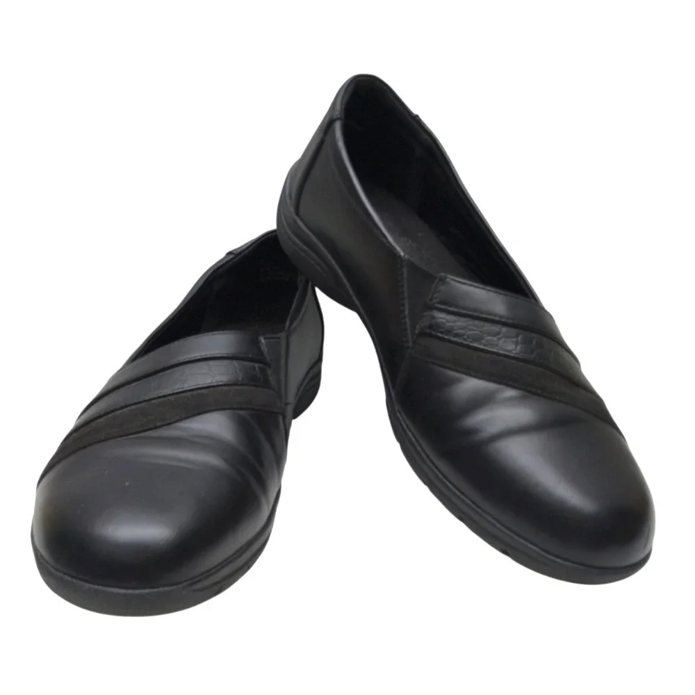 Studio‎ Works Comfort Black SW-BLAIR Slip On Flats Women's Size 8M, Pre-owned